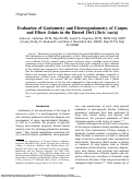 Cover page: Evaluation of Goniometry and Electrogoniometry of Carpus and Elbow Joints in the Barred Owl (Strix varia)