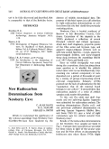 Cover page: New Radiocarbon Determinations from Newberry Cave