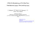 Cover page: Evidence for Reynolds-stress driven shear flows using bispectral analysis: theory and experiment