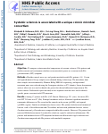 Cover page: Association of Systemic Sclerosis With a Unique Colonic Microbial Consortium