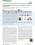 Cover page: Reconfigurable Microfluidic Circuits for Isolating and Retrieving Cells of Interest.