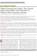 Cover page: Falling Through the Cracks: The Current Gap in the Health Care Transition of Patients With Kawasaki Disease