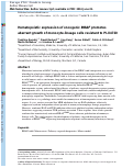 Cover page: Hematopoietic Expression of Oncogenic BRAF Promotes Aberrant Growth of Monocyte-Lineage Cells Resistant to PLX4720