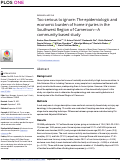 Cover page: Too serious to ignore: The epidemiologic and economic burden of home injuries in the Southwest Region of Cameroon-A community-based study.