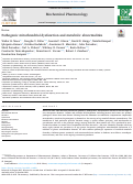 Cover page: Pathogenic mitochondrial dysfunction and metabolic abnormalities