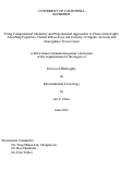 Cover page: Using Computational Chemistry and Experimental Approaches to Characterize Light-Absorbing Properties, Chemical Reactivity and Toxicity of Organic Aerosols and Atmospheric Traces Gases