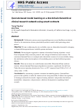 Cover page: Quorum-based model learning on a blockchain hierarchical clinical research network using smart contracts