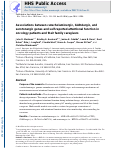 Cover page: Associations between catecholaminergic, GABAergic, and serotonergic genes and self-reported attentional function in oncology patients and their family caregivers.