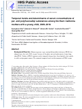 Cover page: Temporal trends and determinants of serum concentrations of per- and polyfluoroalkyl substances among Northern California mothers with a young child, 2009–2016