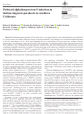 Cover page: Psittacid alphaherpesvirus 5 infection in Indian ringneck parakeets in southern California.