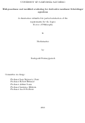 Cover page: Well-posedness and modified scattering for derivative nonlinear Schrödinger equations