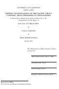Cover page: Genetic Investigation Of The Pacific Trout Complex: From Pedigrees To Phylogenies
