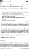 Cover page: FluxSat: Measuring the Ocean–Atmosphere Turbulent Exchange of Heat and Moisture from Space