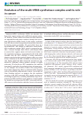 Cover page: Evolution of the multi-tRNA synthetase complex and its role in cancer