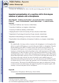 Cover page: Impaired automatization of a cognitive skill in first-degree relatives of patients with schizophrenia.