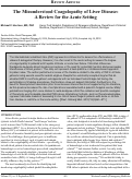 Cover page: The Misunderstood Coagulopathy of Liver Disease: A Review for the Acute Setting