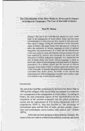 Cover page: The Liberalization of the Mass Media in Africa and its Impact on Indigenous Languages: The Case of Kiswahili in Kenya