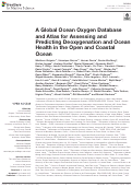 Cover page: A Global Ocean Oxygen Database and Atlas for Assessing and Predicting Deoxygenation and Ocean Health in the Open and Coastal Ocean