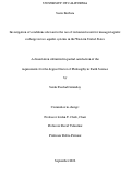 Cover page: Investigation of conditions relevant to the use of reclaimed water for managed aquifer recharge in two aquifer systems in the Western United States