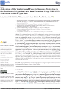 Cover page: Activation of the Ventrolateral Preoptic Neurons Projecting to the Perifornical-Hypothalamic Area Promotes Sleep: DREADD Activation in Wild-Type Rats