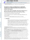 Cover page: Recruitment, retention, and adherence in a randomized feasibility trial of mindfulness-based stress reduction for patients with migraine