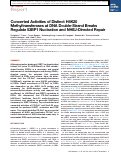 Cover page: NHEJ-dependent recruitment of PR-Set7 to DNA double strand breaks facilitates H4K20 methylation and 53BP1 accumulation.