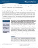 Cover page: Building access to care in adult sickle cell disease: defining models of care, essential components, and economic aspects