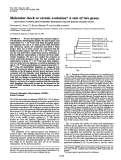 Cover page: Molecular clock or erratic evolution? A tale of two genes.