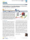 Cover page: Too Many Materials and Too Many Applications: An Experimental Problem Waiting for a Computational Solution