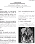 Cover page: Unilateral Renal Cystic Disease: A Rare Disease