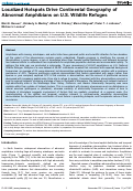 Cover page: Localized Hotspots Drive Continental Geography of Abnormal Amphibians on U.S. Wildlife Refuges