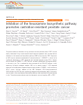 Cover page: Inhibition of the hexosamine biosynthetic pathway promotes castration-resistant prostate cancer.