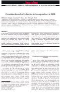 Cover page: Considerations for Systemic Anticoagulation in ESRD