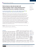 Cover page: Subcutaneous daratumumab and hyaluronidase-fihj in newly diagnosed or relapsed/refractory multiple myeloma.