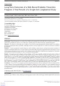 Cover page: Long-Term Outcomes of a Web-Based Diabetes Prevention Program: 2-Year Results of a Single-Arm Longitudinal Study