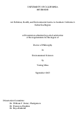 Cover page: Air Pollution, Health, and Environmental Justice in Southern California’s Salton Sea Region