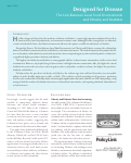 Cover page: Designed for Disease: The Link Between Local Food Environments and Obesity and Diabetes