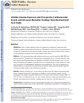 Cover page: Lifetime Trauma Exposure and Prospective Cardiovascular Events and All-Cause Mortality