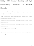 Cover page: Linking Perfluorosulfonic Acid Ionomer Chemistry and High-Current Density Performance in Fuel-Cell Electrodes