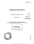 Cover page: THE KINETICS AMD THERMODYNAMICS OF DECOMPOSITION OF BARIUM CARBONATE