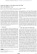 Cover page: Underwater gliders reveal rapid arrival of El Niño effects off California's coast