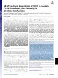 Cover page: NRG1 functions downstream of EDS1 to regulate TIR-NLR-mediated plant immunity in Nicotiana benthamiana