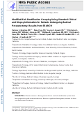 Cover page: Modified risk stratification grouping using standard clinical and biopsy information for patients undergoing radical prostatectomy: Results from SEARCH.