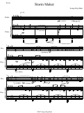 Cover page: Storm Maker