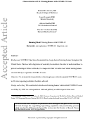 Cover page: Characteristics of U.S. Nursing Homes with COVID‐19 Cases