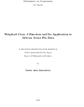 Cover page: Weighted Cross J-Function and Its Application to African Avian Flu Data