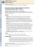 Cover page: Increasing trends in Schedule II opioid use and doctor shopping during 1999–2007 in California†