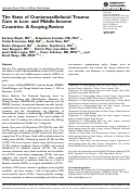 Cover page of The State of Craniomaxillofacial Trauma Care in Low- and Middle-Income Countries: A Scoping Review.