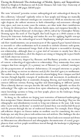 Cover page: Tracing the Relational: The Archaeology of Worlds, Spirits, and Temporalities. Edited by Meghan E. Buchanan and B. Jacob Skousen.