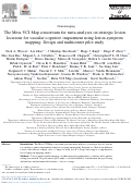 Cover page: The Meta VCI Map consortium for meta‐analyses on strategic lesion locations for vascular cognitive impairment using lesion‐symptom mapping: Design and multicenter pilot study